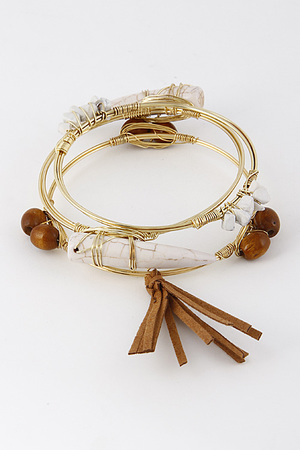 Thin Bracelet With Stones And Tassel 6EBE8